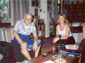 Rita Lauria and Arthur C. Clarke